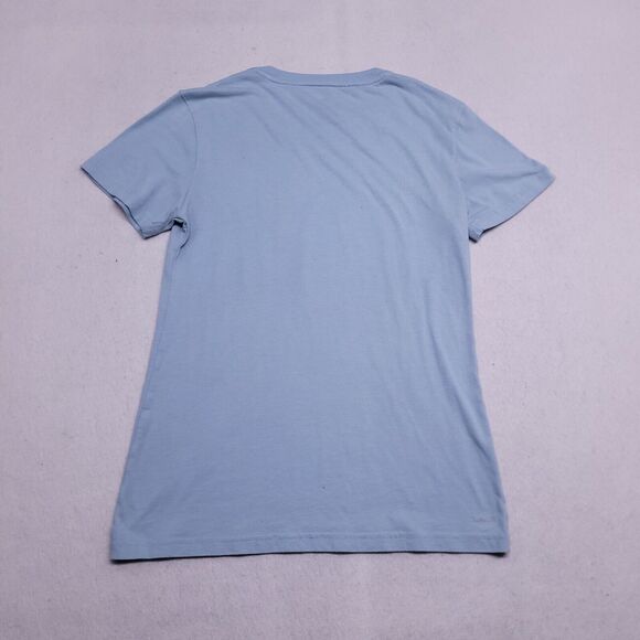 Adidas Short Sleeve Pullover Graphic T Shirt Womens Size Extra Small XS Blue - Picture 11 of 11
